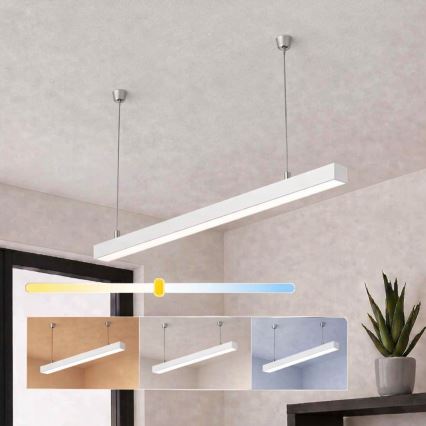 Brilagi - LED-pendel FULLDAY LED/30/40/50W/230V 2700/4000/6000K 150 cm hvid