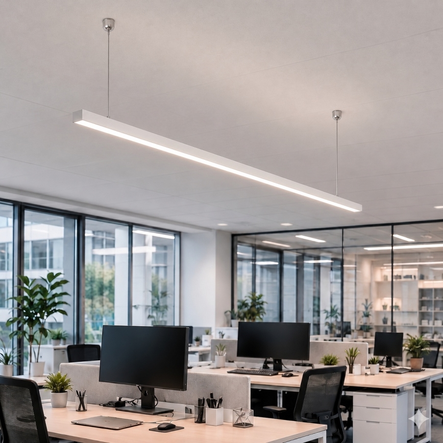 Brilagi - LED-pendel FULLDAY LED/30/40/50W/230V 2700/4000/6000K 150 cm hvid