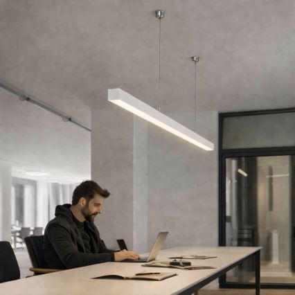 Brilagi - LED-pendel FULLDAY LED/30/40/50W/230V 2700/4000/6000K 150 cm hvid
