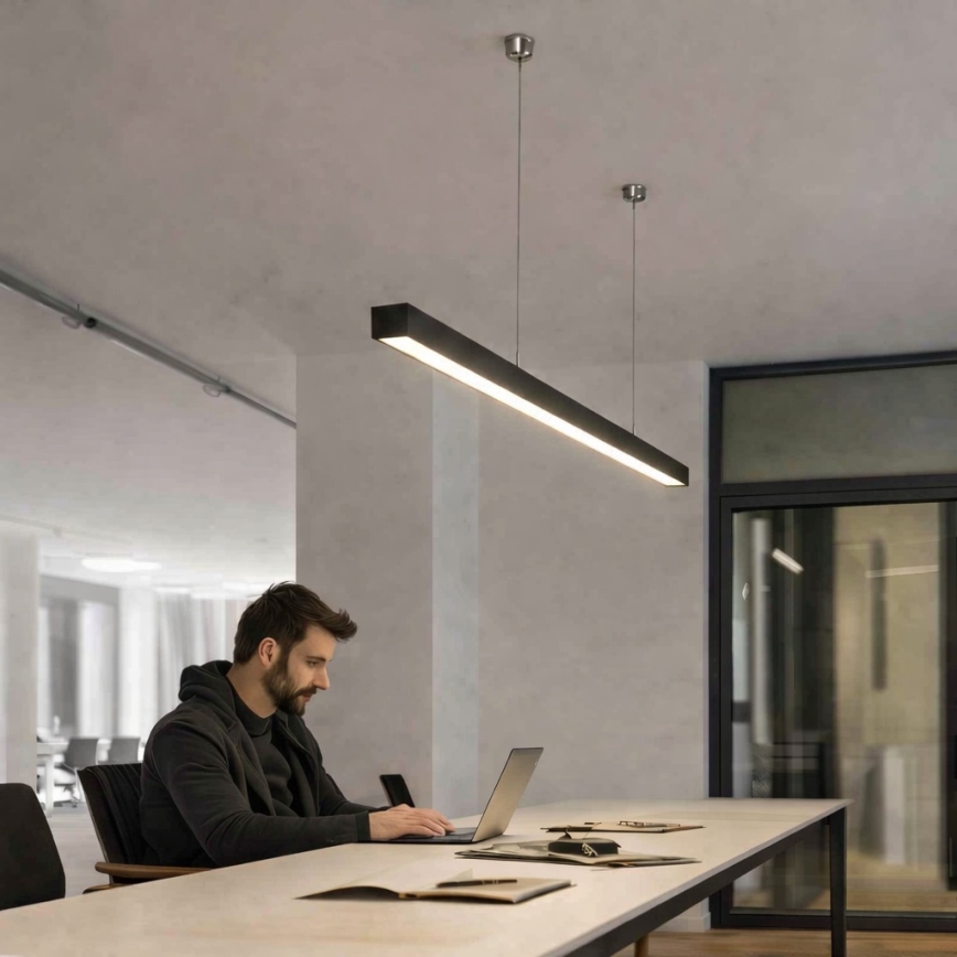 Brilagi - LED-pendel FULLDAY LED/30/40/50W/230V 2700/4000/6000K 150 cm sort