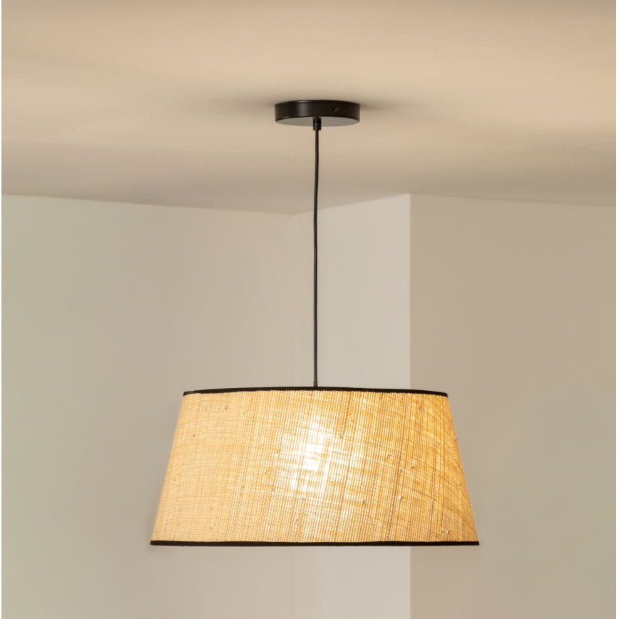 Brilagi - LED-pendel i wire CERIA 1xE27/40W/230V Ø 50 cm beige