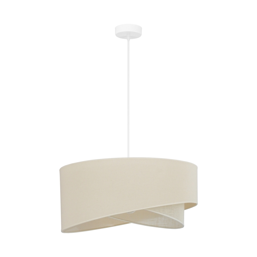 Brilagi - LED pendel LYRA 1xE27/15W/230V cremefarvet