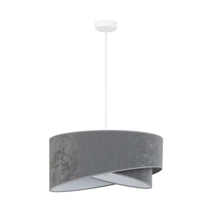 Brilagi - LED pendel LYRA 1xE27/15W/230V grå/hvid