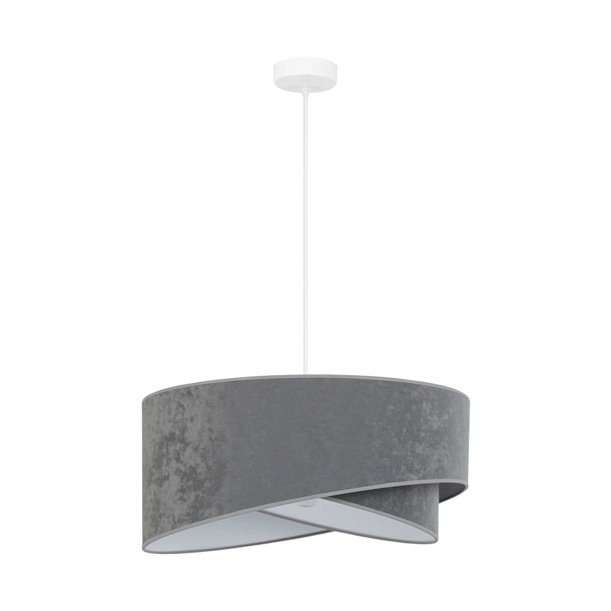 Brilagi - LED pendel LYRA 1xE27/15W/230V grå/hvid