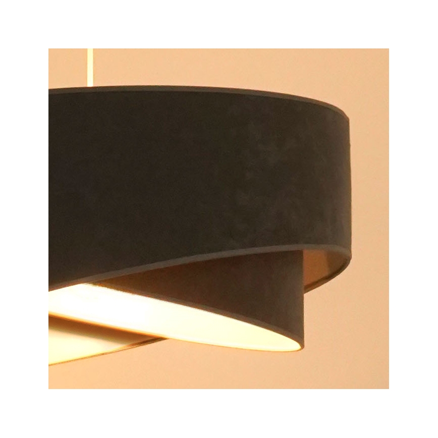 Brilagi - LED pendel LYRA 1xE27/15W/230V grå/hvid