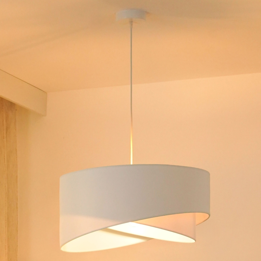 Brilagi - LED pendel LYRA 1xE27/15W/230V hvid