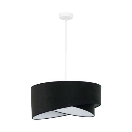 Brilagi - LED pendel LYRA 1xE27/15W/230V sort/hvid