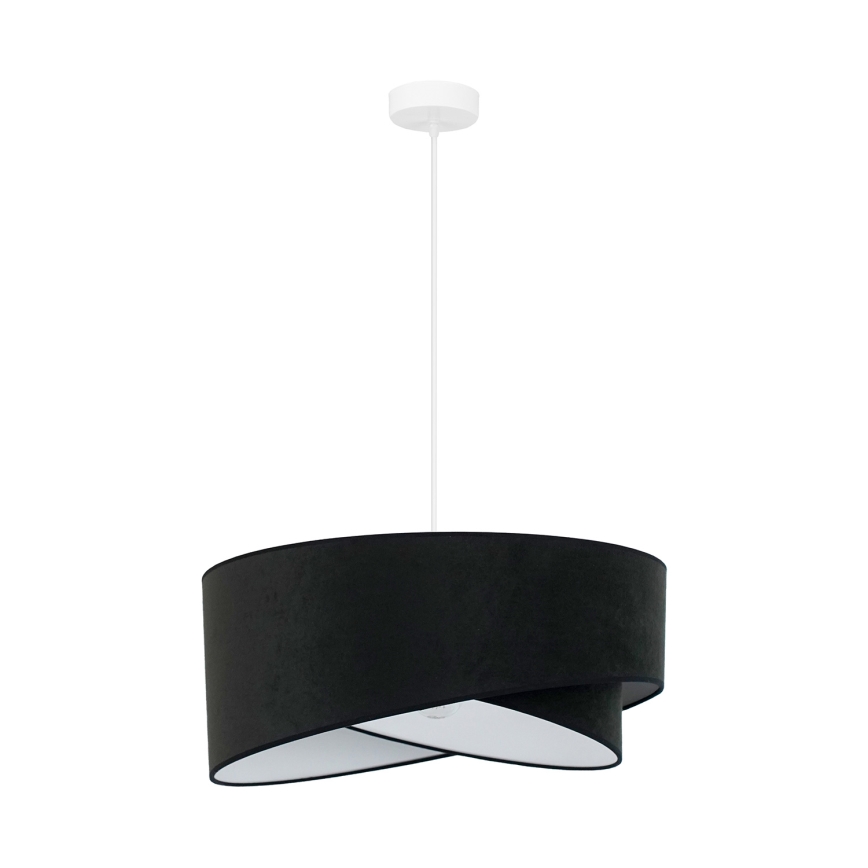 Brilagi - LED pendel LYRA 1xE27/15W/230V sort/hvid
