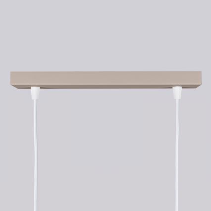 Brilagi - LED-pendel med kabel CRESTO 2xGU10/10W/230V taupe