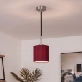 Brilagi - LED-pendel med kabel NUBILA 1xE27/60W/230V Ø 14 cm sort/pompejsk rød