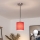 Brilagi - LED-pendel med kabel NUBILA 1xE27/60W/230V Ø 14 cm sort/rød