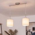 Brilagi - LED-pendel med kabel NUBILA 2xE27/60W/230V cremefarvet