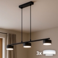 BRILAGI - LED-pendel med kabelophæng MONO 3xGX53/30W/230V sort