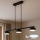 Brilagi - LED-pendel med kabelophæng MONO 3xGX53/30W/230V sort