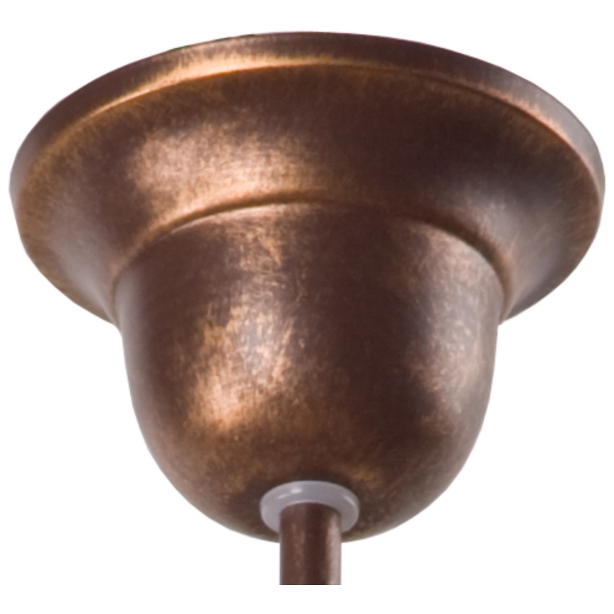 Brilagi - LED Pendel med kædeophæng ANTICO 3xE27/60W/230V bronzefarvet patina