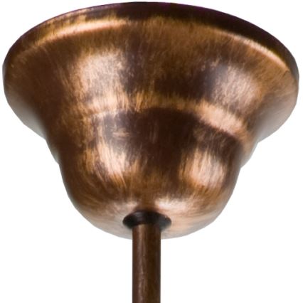 Brilagi - LED Pendel med kædeophæng ANTICO 5xE27/60W/230V bronzefarvet patina