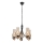 Brilagi - LED Pendel med kædeophæng COTTAGE 5xE14/40W/230V bøg/brun