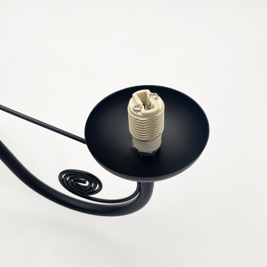 Brilagi - LED Pendel med kædeophæng COTTAGE 5xG9/40W/230V sort/hvid
