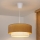 Brilagi - LED-pendel med ledning BOHO ECO 1xE27/10W/230V Ø 40 cm beige/creme