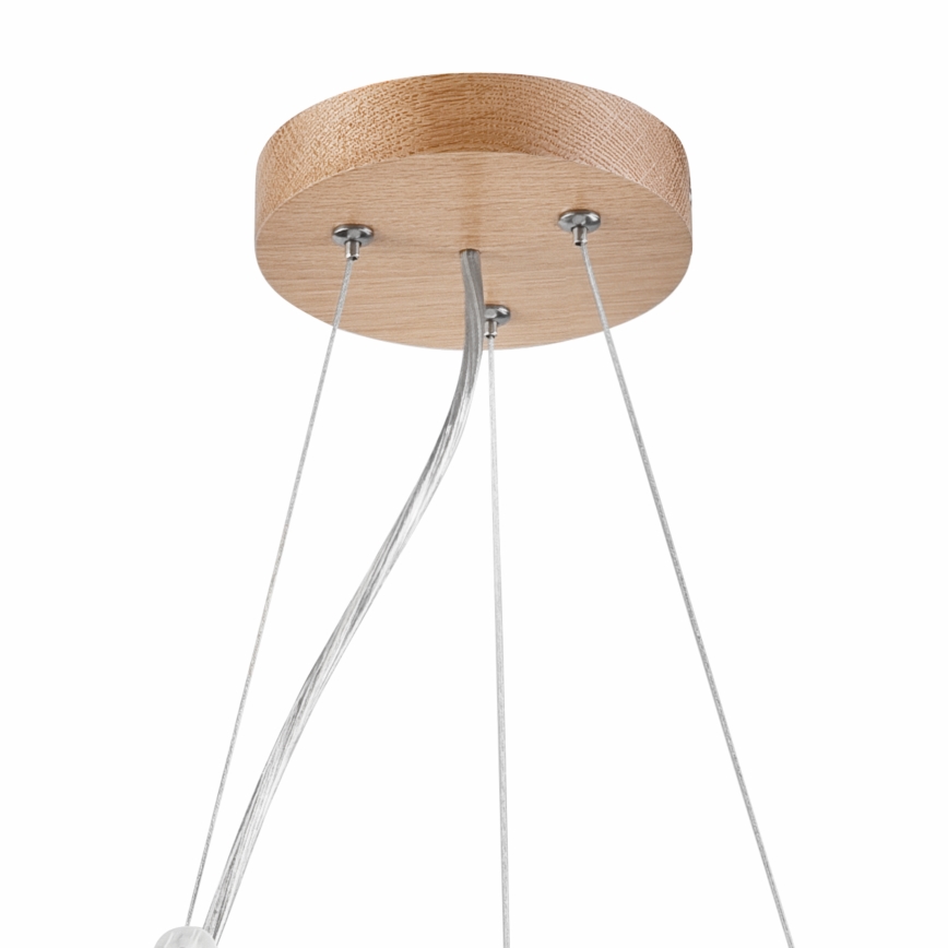 Brilagi - LED-pendel med wire CARVALHO 2xE27/15W/230V eg Ø 37 cm