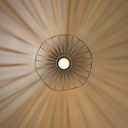 Brilagi - LED-pendel med wire CERIA WIRE 1xE27/40W/230V Ø 40 cm sort