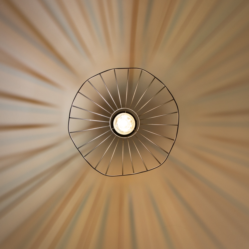 Brilagi - LED-pendel med wire CERIA WIRE 1xE27/40W/230V Ø 40 cm sort