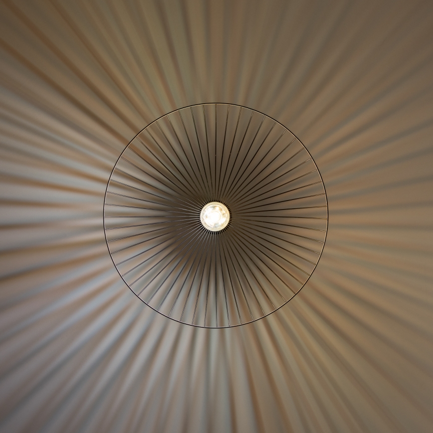 Brilagi - LED-pendel med wire CERIA WIRE 1xE27/40W/230V Ø 60 cm sort