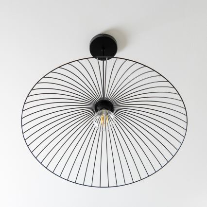 Brilagi - LED-pendel med wire CERIA WIRE 1xE27/40W/230V Ø 60 cm sort