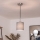 Brilagi - LED-pendel med wire NUBILA 1xE27/60W/230V Ø 14 cm sort/lysegrå