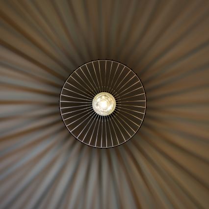 Brilagi - LED-pendel med wireophæng CERIA WIRE 1xE27/40W/230V Ø 30 cm sort