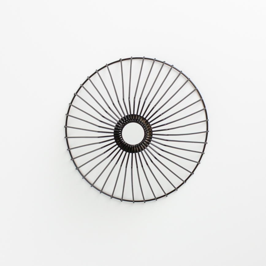 Brilagi - LED-pendel med wireophæng CERIA WIRE 1xE27/40W/230V Ø 30 cm sort