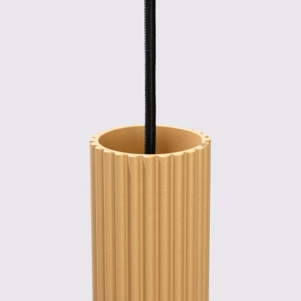 Brilagi - LED-pendel med wireophæng CRESTO 3xGU10/10W/230V, guld