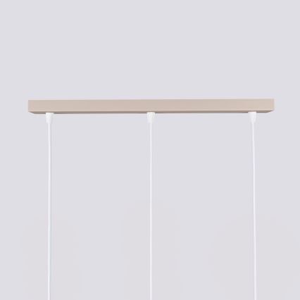 Brilagi - LED-pendel med wireophæng CRESTO 3xGU10/10W/230V taupe