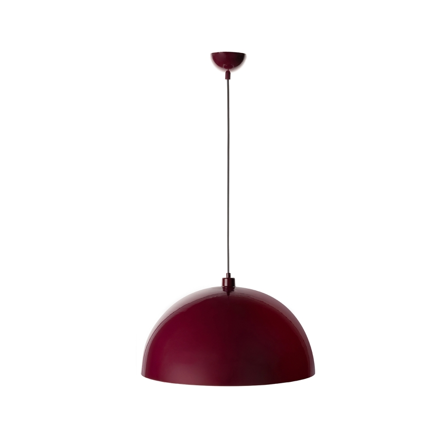 BRILAGI - LED-pendel med wireophæng METALO 1xE27/40W/230V Ø 40 cm bordeaux/kobberfarvet