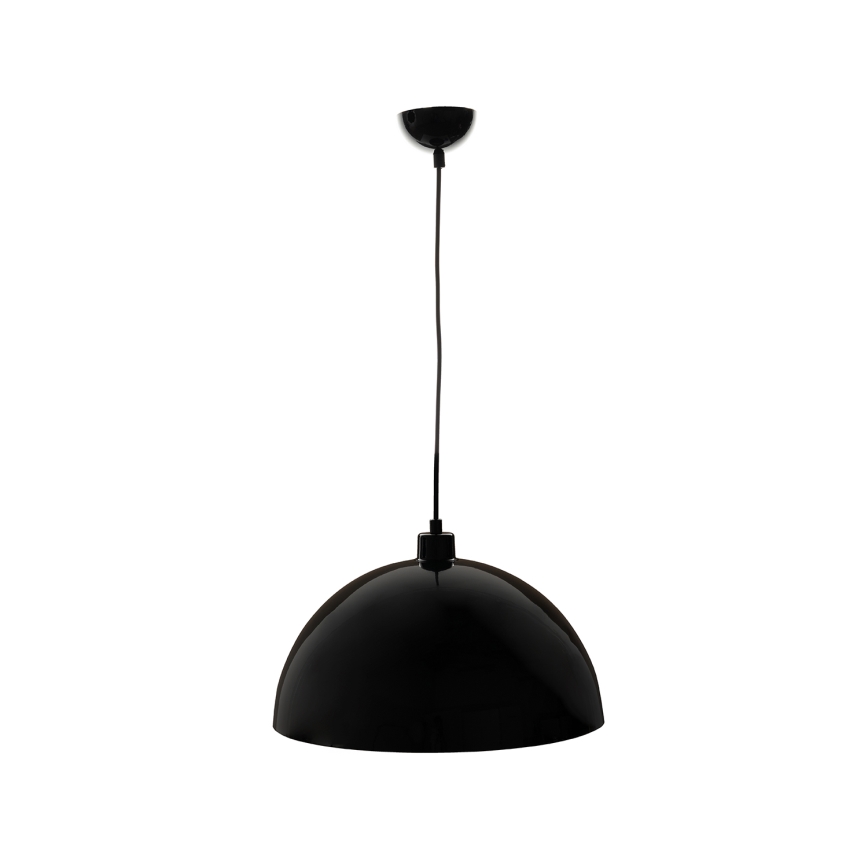 Brilagi - LED-pendel med wireophæng METALO 1xE27/40W/230V Ø 40 cm sort/kobber