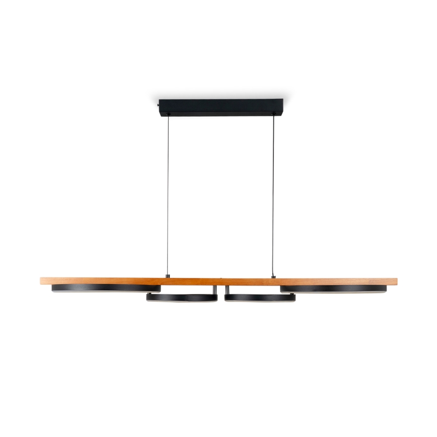 BRILAGI - LED-pendel med wireophæng PLANK LED/35W/230V 4000K 30x100 cm træ