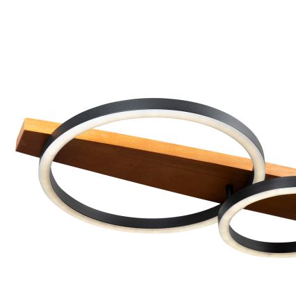 BRILAGI - LED-pendel med wireophæng PLANK LED/35W/230V 4000K 30x100 cm træ