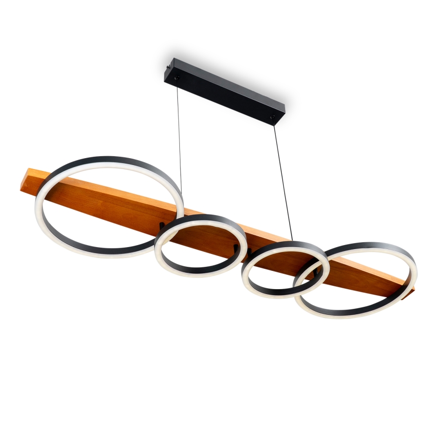 BRILAGI - LED-pendel med wireophæng PLANK LED/35W/230V 4000K 30x100 cm træ