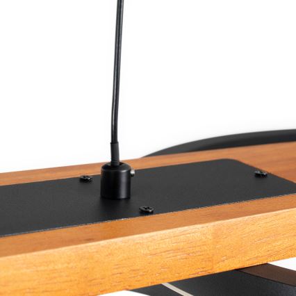 BRILAGI - LED-pendel med wireophæng PLANK LED/35W/230V 4000K 30x100 cm træ
