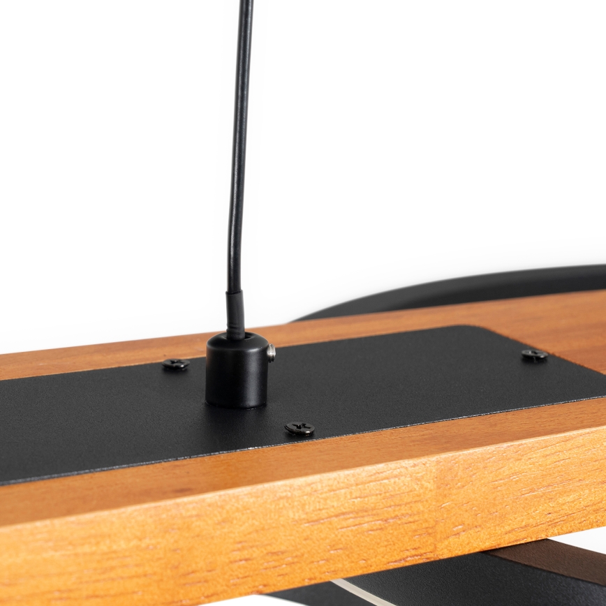 BRILAGI - LED-pendel med wireophæng PLANK LED/35W/230V 4000K 30x100 cm træ
