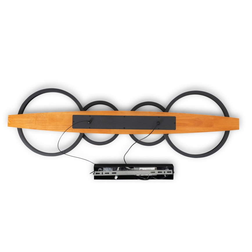 BRILAGI - LED-pendel med wireophæng PLANK LED/35W/230V 4000K 30x100 cm træ
