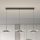 Brilagi - LED-pendel med wireophæng VERANO 3xLED/15W/230V