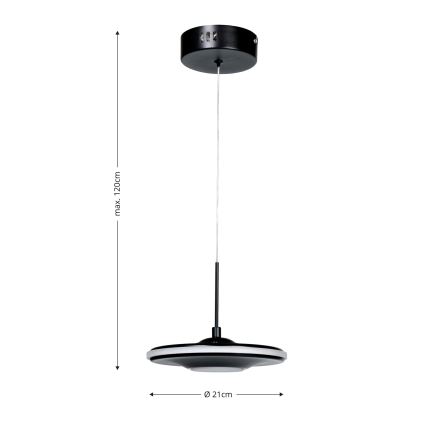 Brilagi - LED-pendel med wireophæng VERANO LED/15W/230V
