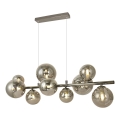 Brilagi - LED pendel MILLA 10xG9/3W/230V skinnende krom/røget
