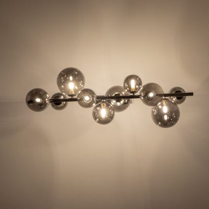 Brilagi - LED pendel MILLA 10xG9/3W/230V skinnende krom/røget
