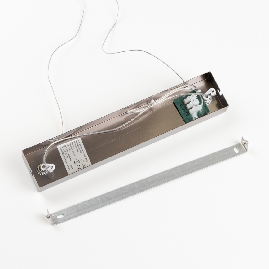 Brilagi - LED pendel MILLA 10xG9/3W/230V skinnende krom/røget