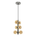 Brilagi - LED pendel MILLA 6xG9/3W/230V skinnende krom/guldfarvet