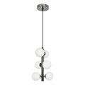 Brilagi - LED pendel MILLA 6xG9/3W/230V skinnende krom/hvid