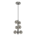 Brilagi - LED pendel MILLA 6xG9/3W/230V skinnende krom/røget