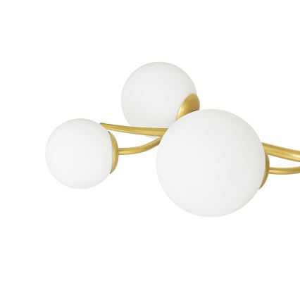 Brilagi - LED pendel MISTEL 6xG9/3W/230V guldfarvet/hvid
